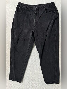 Gitano Jean’s wear Vintage High Waist Washed Black Mom Jeans 1990’s Denim